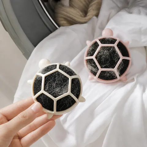 Household Turtle Laundry Hair Catcher Reusable Anti Tangling Washing Machine Cleaning Sponge Ball Pet Hair Remover