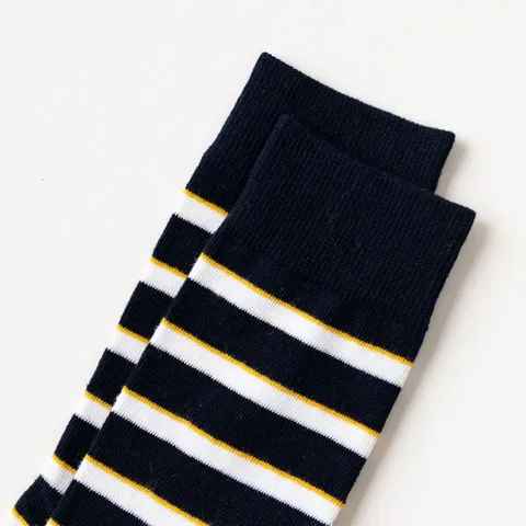 Men Cotton Crew Socks Casual Minimalist Striped Animal Pattern Sweat Absorbent Breathable Spring Autumn Winter Socks