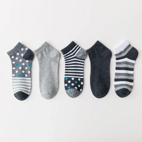 Women Cotton Boat Socks With Solid Color And Stripe Patterns Breathable Comfortable Fabric Ideal For Spring And Summer Daily Wear