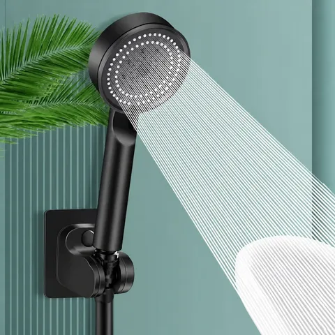 Handbrause Hochdruck Badezimmer Duschsprüher Mehrfachmodus Verstellbare Duschkopf Mit Schlauch Und Halterung