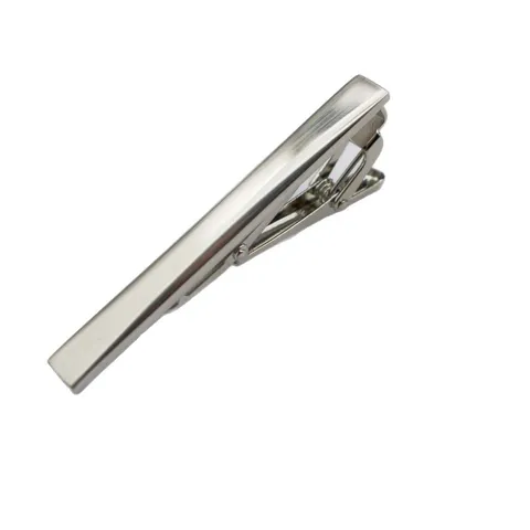 Heren Zakelijke Koperen Dasclip Eenvoudige Metalen Das Speld Verzilverd Formele Pak Accessoires Mode Dasclip Cadeau