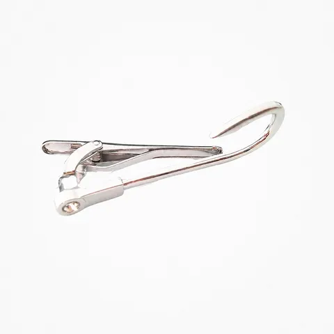 Creatieve Visvorm Dasclip Koper Strass Zakelijk Retro Das Speld Verzilverd Heren Pak Accessoires Sieraden