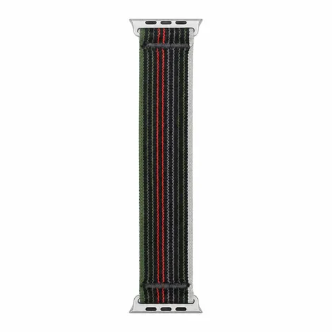 Nylon Alpine Loop Elastic Watch Band Compatible With Smartwatch Series Woven Replacement Strap Breathable Wristband