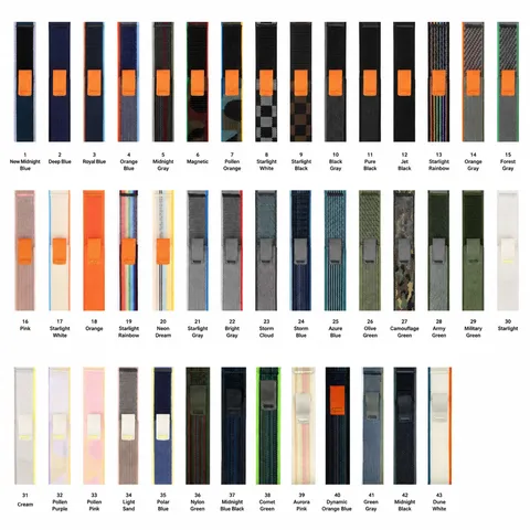 Nylon Trail Loop Watch Band For Samsung Galaxy Watch Ultra 47mm Replacement Woven Sports Wristband Breathable Strap