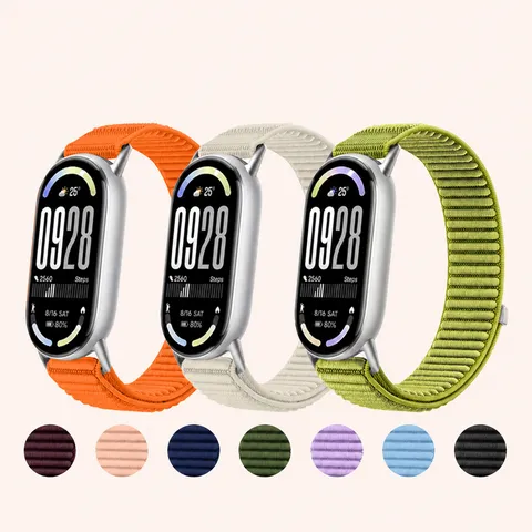 Cinturino per Orologio Tessuto in Nylon Per Xiaomi Smart Band Tessitura di Montagna Cinturino di Ricambio