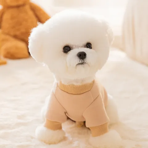 Sweat à Capuche pour Chien d'Animal de Compagnie Automne Hiver Mignon Imprimé Ours Chaud Vêtements Chiens Chiot Manteau