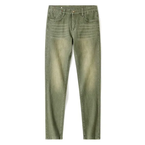 Herren Casual Slim Fit Denim Jeans Vier Jahreszeiten Klassische Gerade Hose