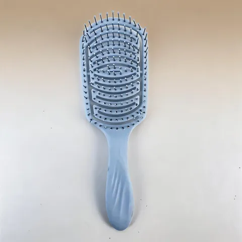 Large Arc Hair Brush Curved Vent Detangling Comb Gradient Color Anti-Static Massage Hairbrush For Men Women
