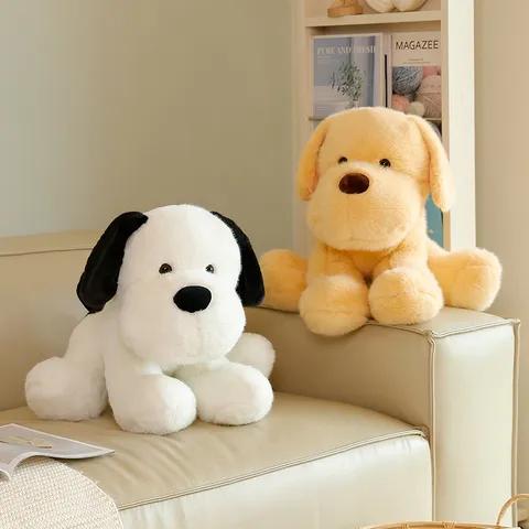 Simpatico Cucciolo Peluche Animale di Peluche Morbido Cane Bambola Cuscino Regalo