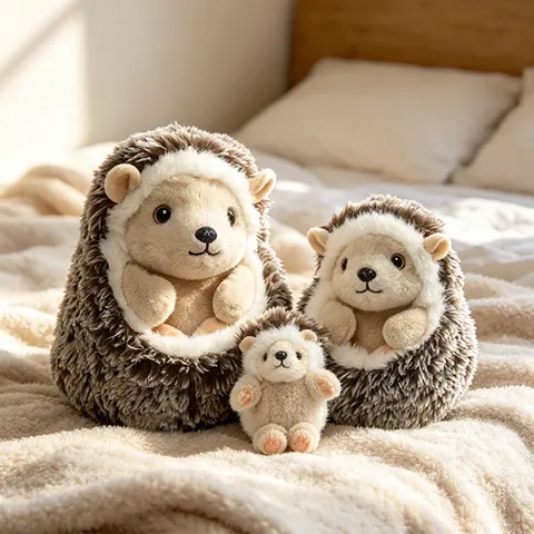 Lindo Peluche De Erizo Juguete Suave Muñeca De Animal Dibujos Animados Esponjoso Erizo Bola Colgante Regalo De Cumpleaños Para Niños Y Adultos