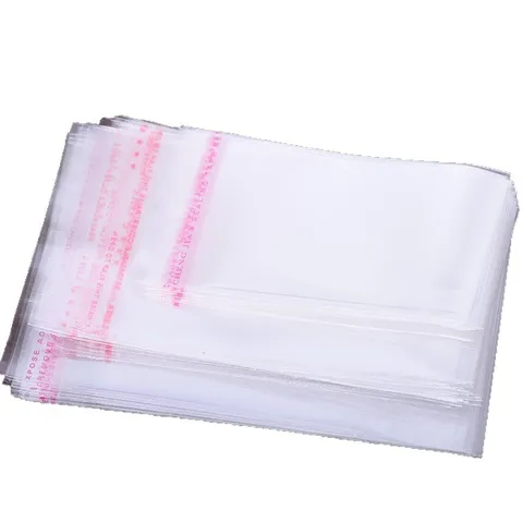 Sacs en Plastique Autoadhésifs OPP Transparents Sachets d'Emballage Transparents Refermables Pour Accessoires de Bijoux Petits Objets