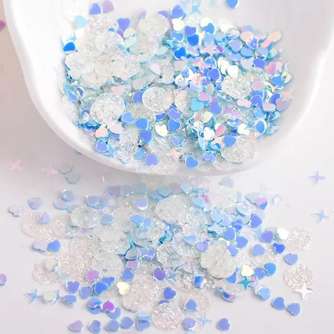 Paillettes Multicolores Brillant DIY Artisanat Paillettes Pour Remplissage De Résine Nail Art Décoration De Visage Accessoires D'Artisanat