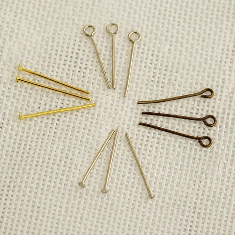 Apprêts De Fabrication De Bijoux DIY Métal 9 Épingle Et T Épingle Épingles À Tête Pour Bracelets Colliers Artisanat