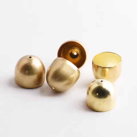 Cloche de Bouchon de Carillon à Vent en Métal Pendentif Artisanat DIY Accessoires Galvanisés en Alliage de Cuivre Composants de Fabrication
