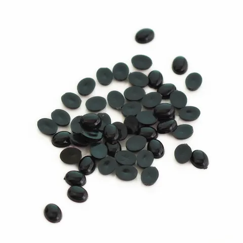 Ojos de Muñeca Ovoides de Plástico Negro Parte Posterior Plana Ojos de Seguridad Ojos de Manualidades Para Fabricación de Juguetes de Muñecas de Ganchillo Hechos a Mano DIY