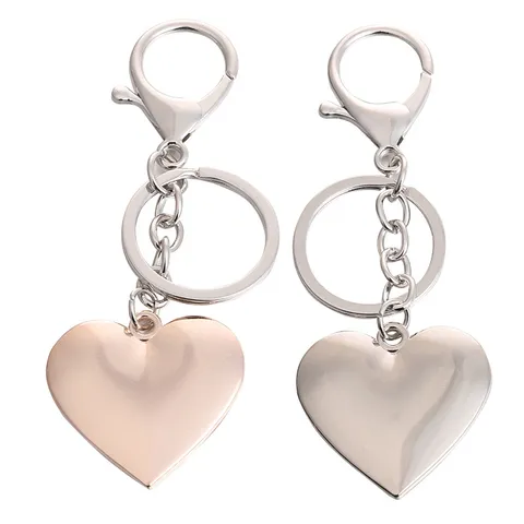 Metalen Hart Sleutelhanger Liefdeshart Sleutelring Koppel Sleutelhanger Creatief Valentijnsdag Cadeau Tas Hanger Accessoires