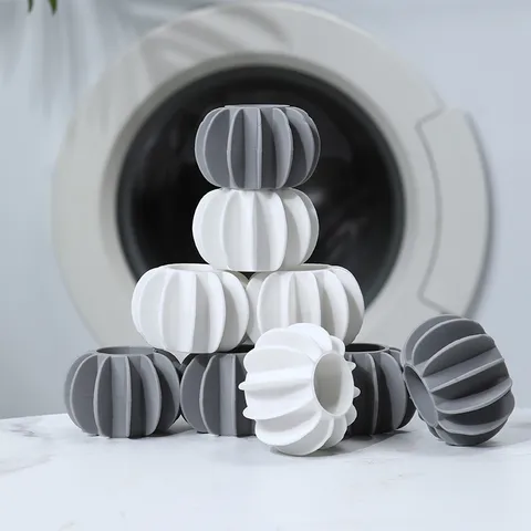 Boule de Lavage Réutilisable Anti-Emmêlement Nettoyeur de Machine à Laver Outil de Lessive en Plastique Boules de Lavage pour Lave-Linge