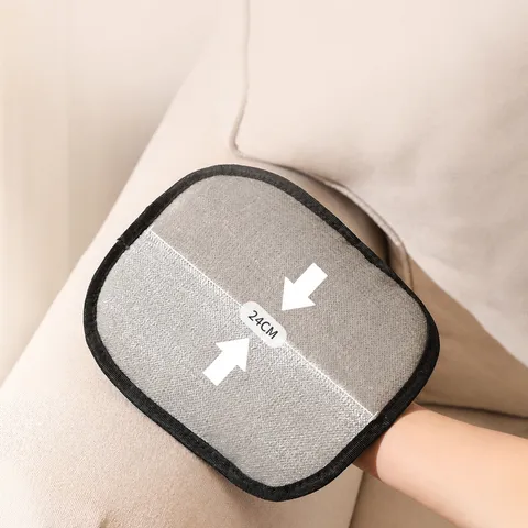 Gant d'Épilation pour Animaux Brosse de Toilettage Statique Double Face Nettoyant de Fourrure pour Chat et Chien Outil de Nettoyage de Peluche