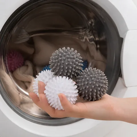 Boule de Lavage Réutilisable pour Machines à Laver Anti-Emmêlement Picots Souples Outil de Nettoyage Accessoires