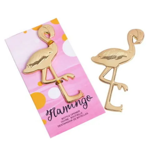Creatieve Metalen Flamingo Bierflesopener Legering Dierlijk Ontwerp Barware Huwelijksfeest Cadeau Huisdecoratie