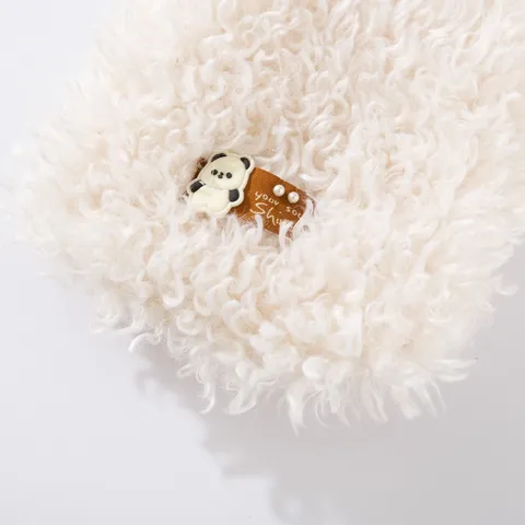 Abrigo de Forro Polar Cálido para Perro Mascota Con Anillo en D Correa Chaqueta Sherpa Ropa para Perros Pequeños Medianos Panda