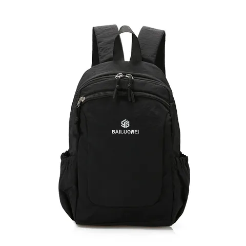 Sac à Dos de Voyage Décontracté Unisex Imperméable en Tissu Oxford Grande Capacité Bloc de Couleur pour École