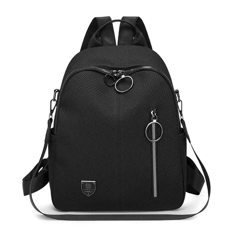 Sac à Dos Casual Mode pour Femmes Grande Capacité Imperméable Voyage Daypack en Cuir PU Cartable d'École pour Trajet Quotidien
