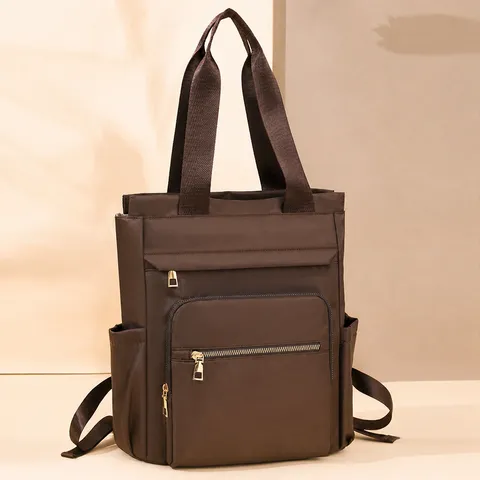 Sac à Dos de Voyage d'Affaires pour Femmes Grande Capacité Tissu Oxford Sac de École Casual Multifonctionnel Imperméable Sac pour Ordinateur Portable