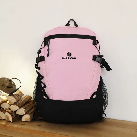 Grand Capacité Sac à Dos de Sport en Plein Air Imperméable Tissu Oxford Voyage Randonnée Bloc de Couleurs Sac à Dos Décontracté