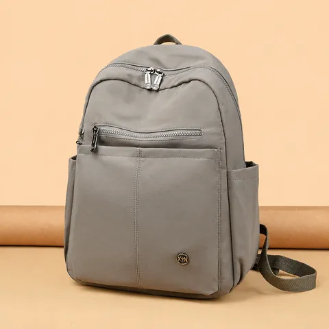 Sac à Dos Casual en Tissu Oxford pour Femmes Grande Capacité Voyage École Cartable Léger Imperméable Daypack