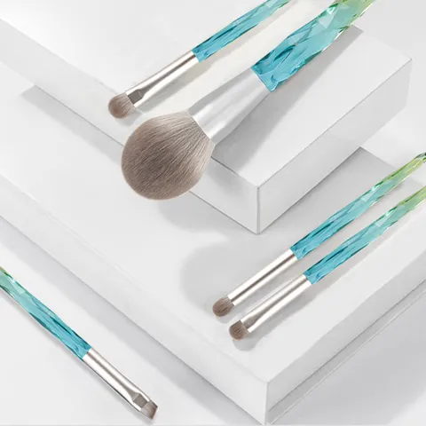 Professionelles Make-up Pinsel Set Kristall Gradient Griff Weiche Nylon Borsten Puder Lidschatten Pinsel Schönheitswerkzeug