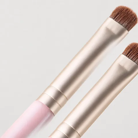 Professioneller Make-up-Pinsel Lidschattenpinsel Weiche Synthetische Faser Rosa Holzgriff Verblenden Detail Kosmetik Beauty-Werkzeug