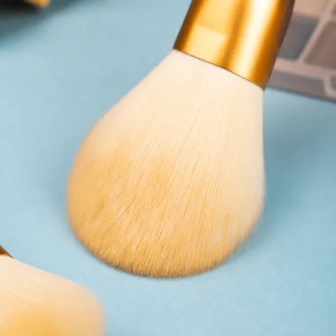 Professionelle Make-up Pinsel Synthetische Faser Weiche Borsten Holzgriff Sternenhimmel Kosmetikwerkzeuge Für Gesichts Make-up