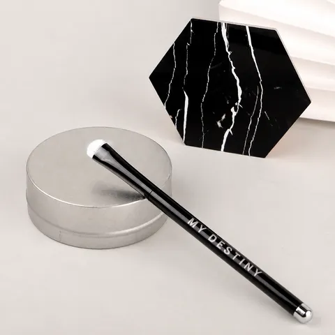 Professional Eyeshadow Makeup Brush Soft Synthetic Fiber Hair Metal Handle Portable Smudge Detail Cosmetic Beauty Tool