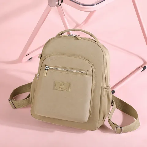 Sac à Dos en Tissu Oxford Nylon Décontracté Sac de Voyage Léger Cartable Scolaire Sac à Dos Mode pour Femmes