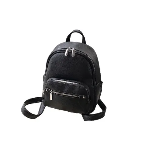 Sac à Dos Casual en Cuir PU pour Femmes Mode Minimaliste Urbain Imperméable Résistant à l'Usure École Voyage