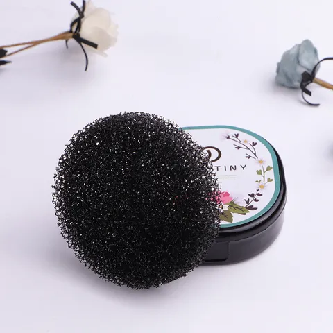 Portable Metal Tin Box Makeup Brush Cleaner Sponge Quick Dry Cleaning Tool