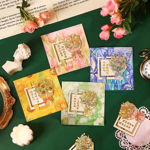 Marque Page Classique en Métal de Style Chinois Magnifique Marque Page Floral Évidé Fournitures de Bureau Papeterie Cadeau de Lecture