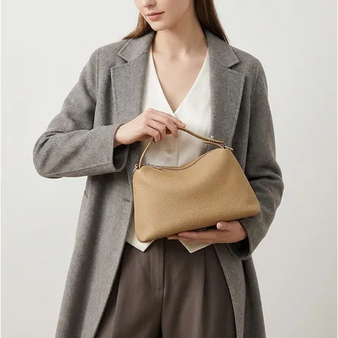 Oberste Schicht Rindsleder Damen Umhängetasche Luxus Designer Handtasche Lässige Business Pendler Top Handle Tasche