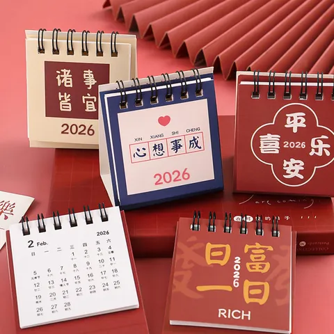 Mini Tischkalender Inspirierender Text Wendender Desktop Kalender Kleiner Tragbarer Tagesplaner Für Büro Zuhause Tischdekoration