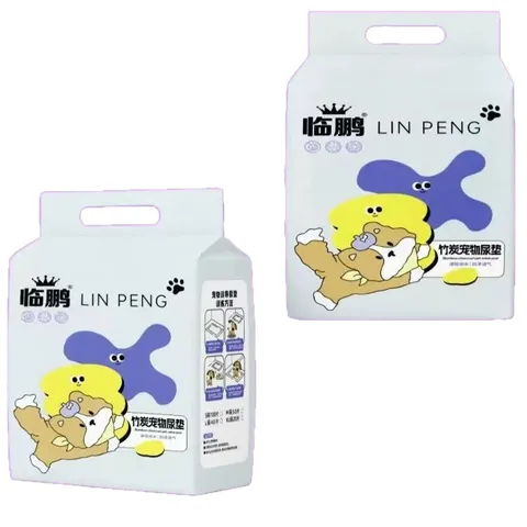 Tapis Pipi Jetables pour Animaux en Charbon de Bambou Épais Couches Absorbantes pour Chiens Tapis d'Entraînement avec Parfum Jasmin