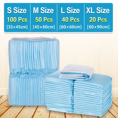 Disposable Pet Pee Pads Thickened Absorbent Dog Training Diapers Non Woven Puppy Pee Pads For Dogs Pet Care Supplies