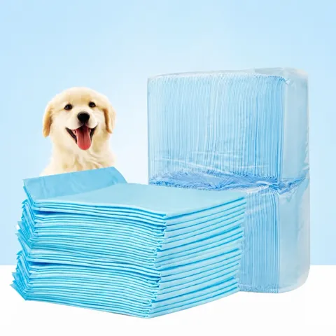 Tapis Pipi Jetables pour Animaux Couches Épaissies pour Chien Tissu Non Tissé Tapis Absorbants pour Chiot Fournitures de Nettoyage