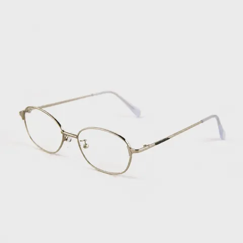 Blauwlichtfilter Leesbril Dames Heren Mode Metaal Ovale Montuur Duidelijk Zicht Leesbril Unisex