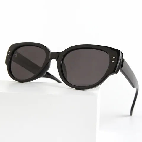 Mode Vintage Kattenoog Zonnebril Voor Vrouwen Mannen UV400 Gepolariseerd Vierkant Rond Gezicht Outdoor Zonnebril