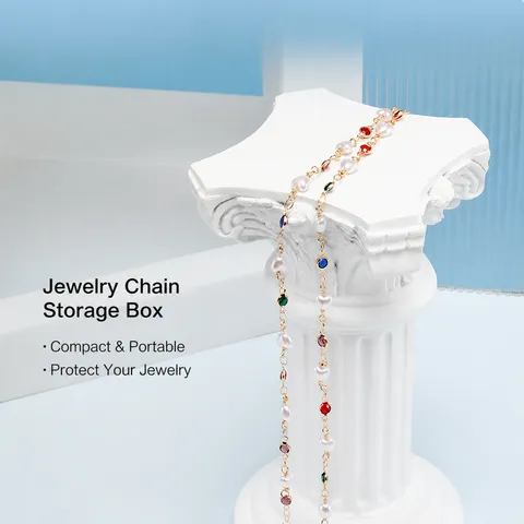 Minimalistische Koper Plastic Rijstkralen Ketting Brilketting Mode Antislip BrilAccessoire Voor Mannen En Vrouwen