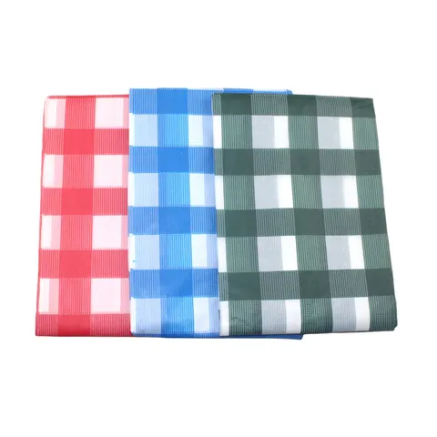 Nappe en Plastique Jetable Imperméable et Résistante à l'Huile Style Japonais à Carreaux pour Cuisine Maison Fête