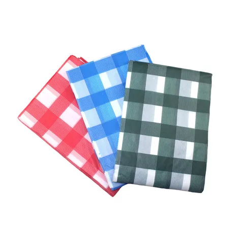 Nappe en Plastique Jetable Imperméable et Résistante à l'Huile Style Japonais à Carreaux pour Cuisine Maison Fête