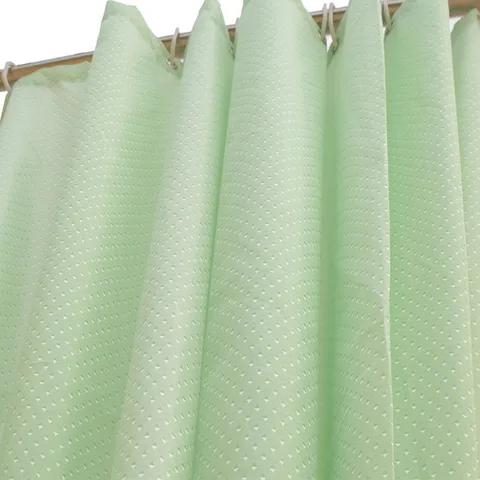 Waterdicht Verdikt Polyester Douchering Diamantpatroon Badkamer Scheidingsgordijn Met Haken