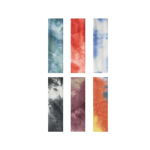 Tie Dye Sport Hoofdband Absorberend Elastisch Katoen Yoga Haarband Haaraccessoires Geometrisch Zweetband Voor Fitness
